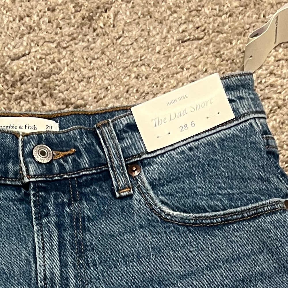 Abercrombie & Fitch Blue Jean Shorts - Picture 3 of 4